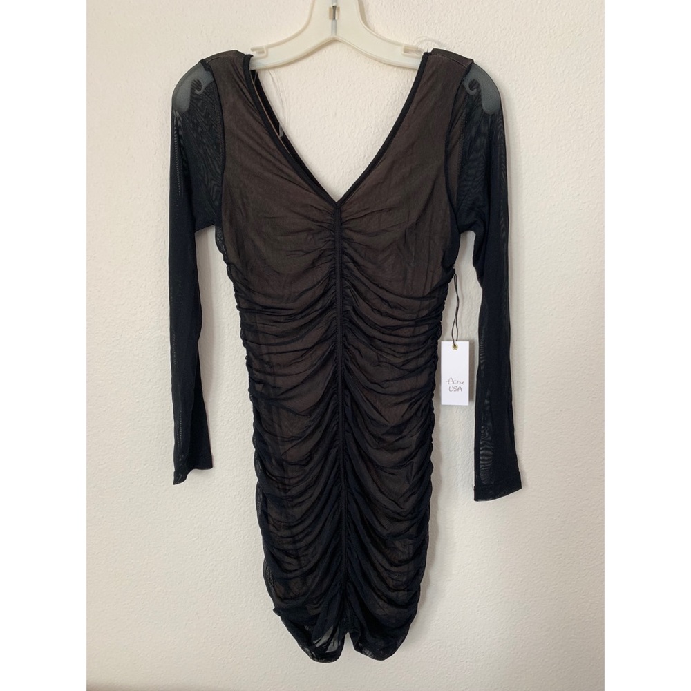 Sheer Black mini dress